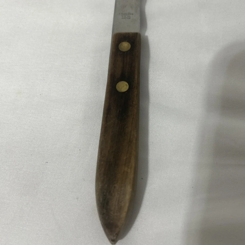 Vintage MC Stainless Steel Forked Spatula Turner 9.5
